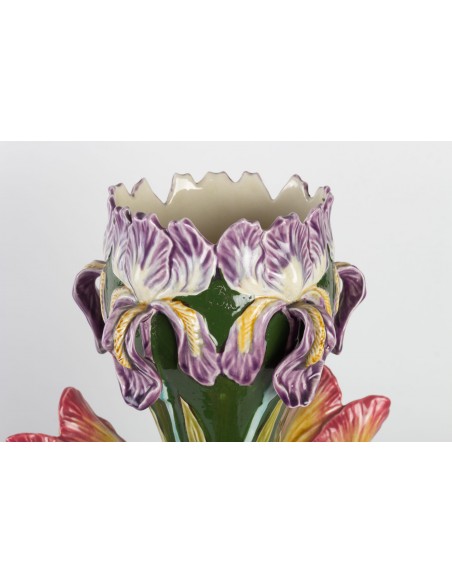 Solifleur Barbotine Cup, Art Nouveau (ang.)