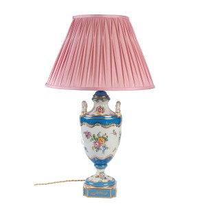 Lámpara de porcelana de Sèvres