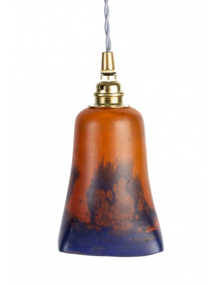 Závěsná lampa, Pate de Verre, 1900