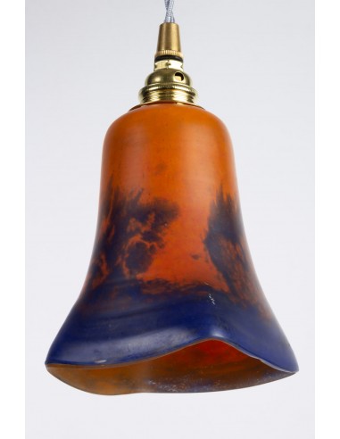Lámpara colgante, Pate de Verre, 1900