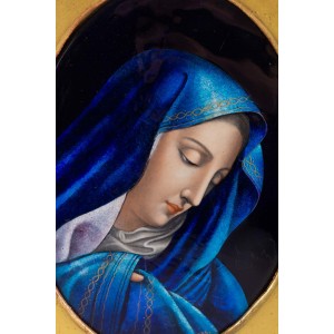 Placa La Virgen María de Jules Sarlandie (1874-1936) 2