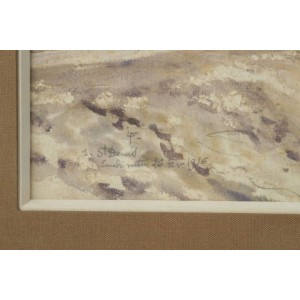 Pintura de principios del siglo XX Paisaje de Saint -Denis 2