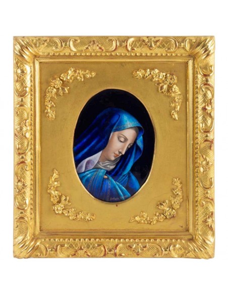E-mail de placa A Virgem Maria por Jules Sarlandie (1874-1936)
