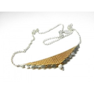 Collar de plata "Ingrid Bergman 2