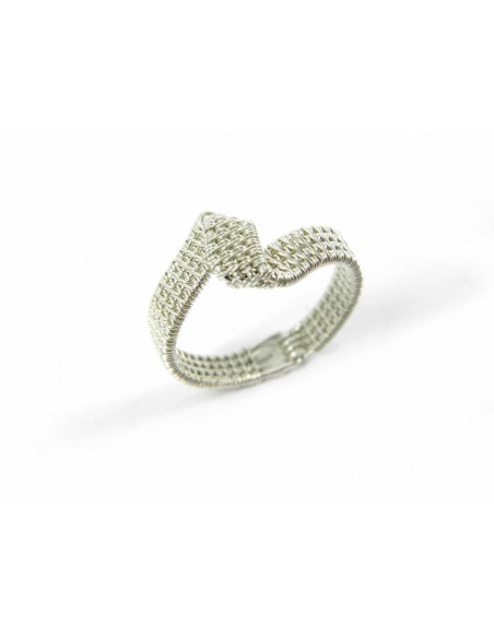 Anillo de plata "Grace Kelly