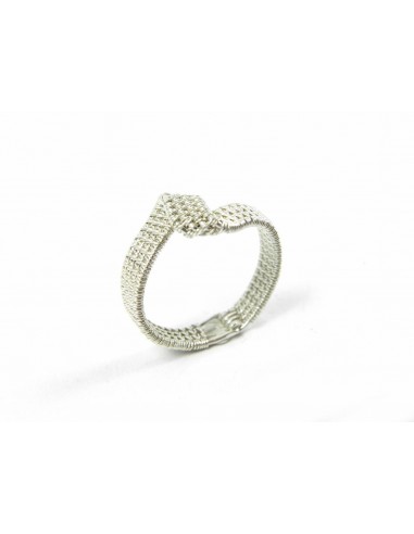 Silver ring "grace kelly"