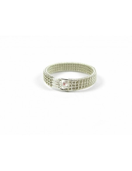Anillo de plata "Grace Kelly