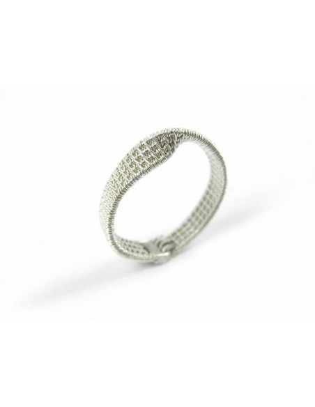 Silver ring "grace kelly"