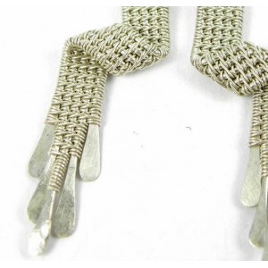Silver earring „Grace Kelly” (ang.) 2