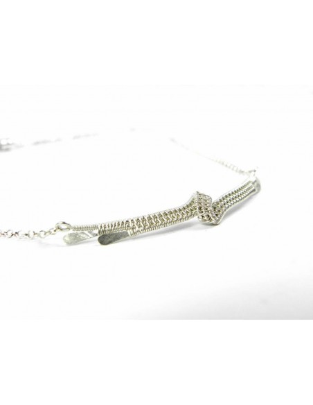 Сollier en argent "grace kelly"