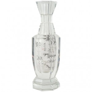 Vaso di cristallo xxth secolo