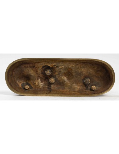 Tintero rinoceronte de bronce