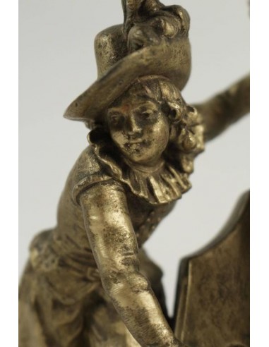 Sculpture baigneuse, pierre reconstituée, XXe