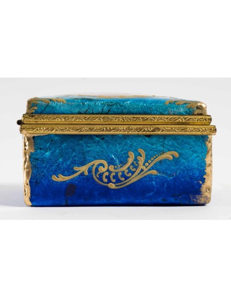 Small jewelry box Art Nouveau signed h. doublet