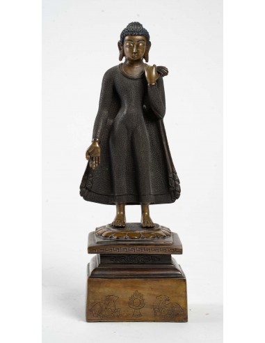 Rara representación de un Buda de pie