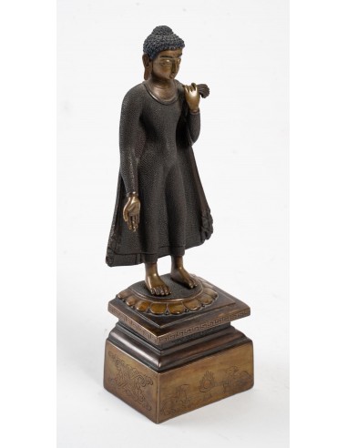 Rara representación de un Buda de pie