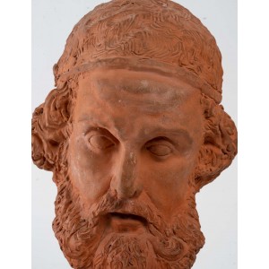 Original sculpture in terracotta. Herodote 2