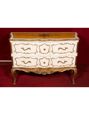 Commode стиль louis xv лет 50 дерево окрашено и золото
