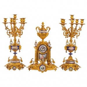 Wielki i Belle Garniture de Cheminée