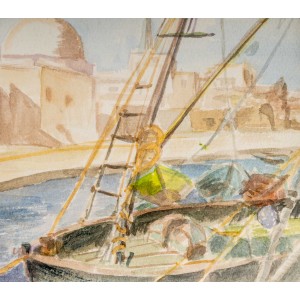 Dibujo de un puerto oriental 2