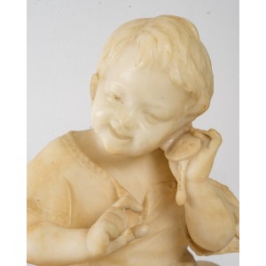 Figurine In Albatre d'un Petit Enfant (ang.) 2