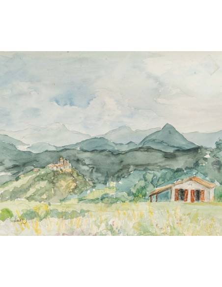 山区景观,水果
