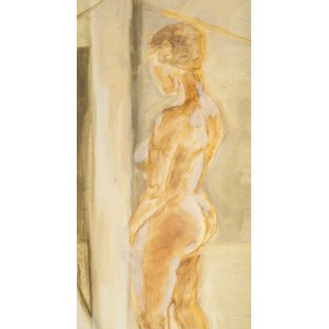 Mujer desnuda mirándose al espejo 2
