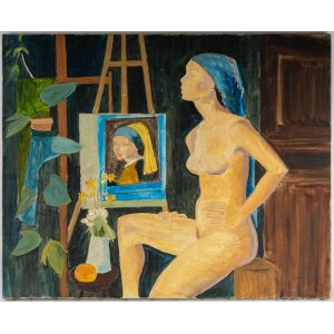 Mujer posando para un retrato