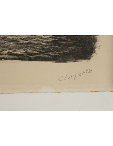 Original lithography of clayette