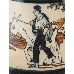 Ceramic Vase, signed Berné 2