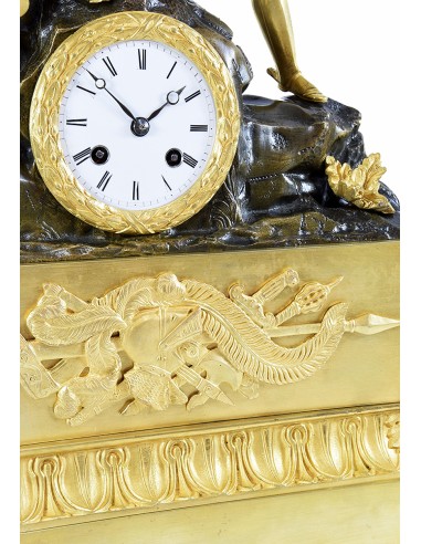 Large 19th century gilt bronze Knight...