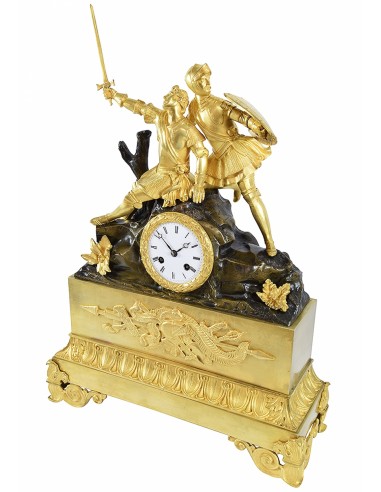 Large 19th century gilt bronze Knight...