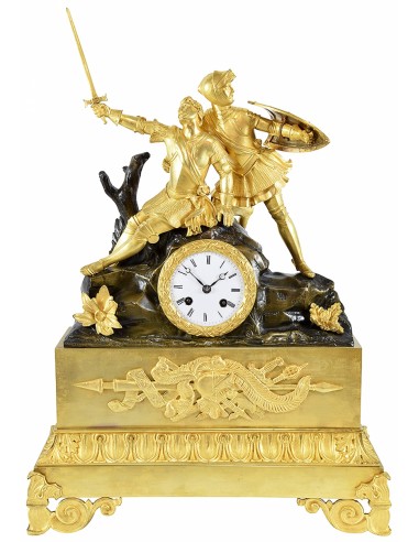 Large 19th century gilt bronze Knight...