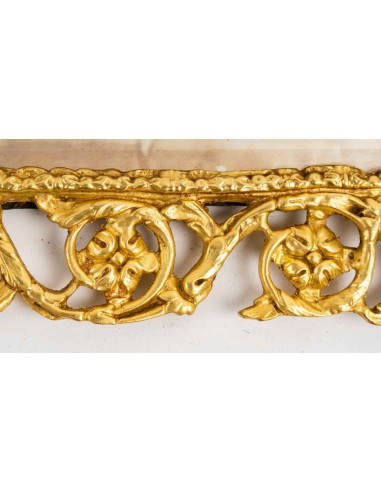 Coppia di specchi in bronzo oro
