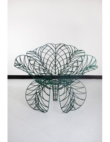 Sedia verde fiore
