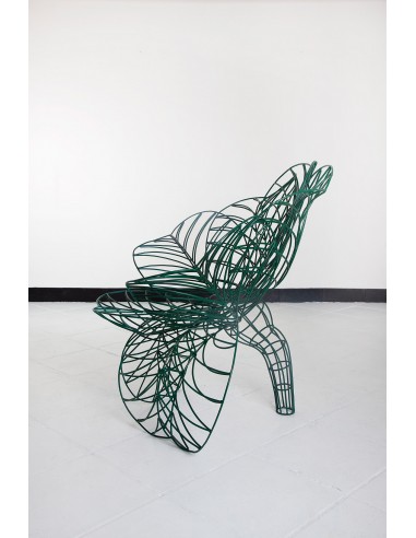 Sedia verde fiore