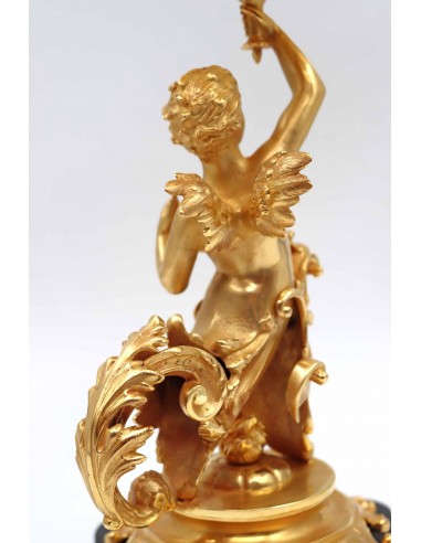 Copa de cristal de Bohemia en ámbar