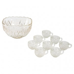 Vaso de cristal para ponche
