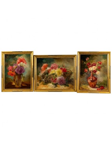 Triptych representing dead natures