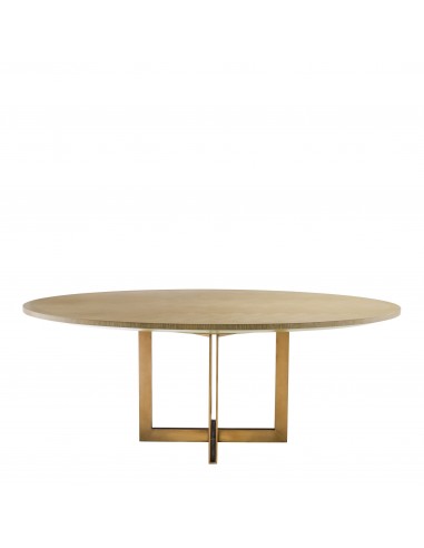Mesa de jantar oval, 2 cores