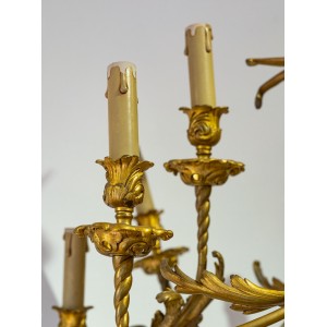 Grande lustre de bronze... 2