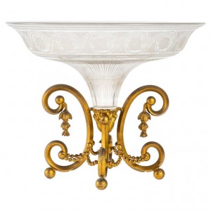 Cuenco de cristal, siglo XIX