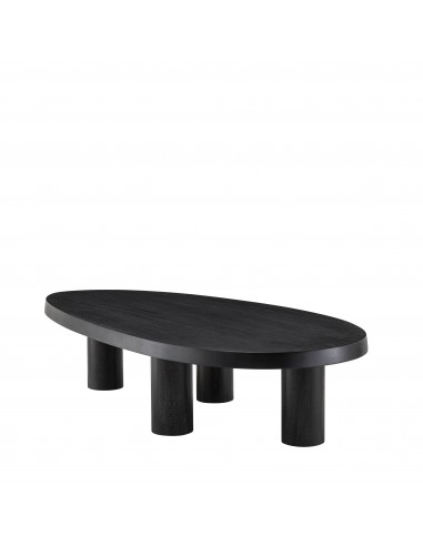 Mesa de café oval