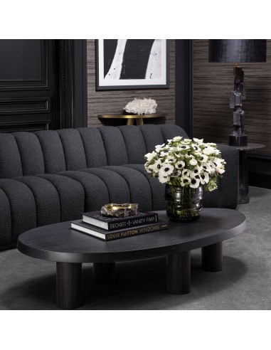 Oval coffee table