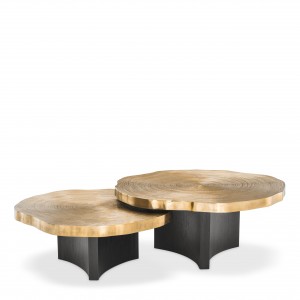 Twee koffietafels.