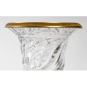 Par de vasos de cristal e... 2