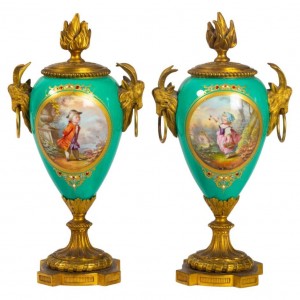 Para waży w porcelance i...