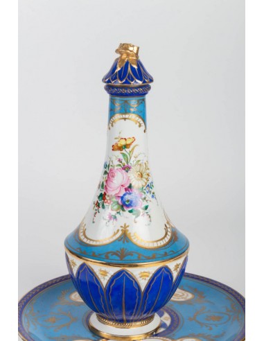 Tray and china cap carafe