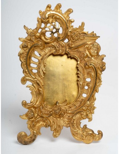 Paar Rahmen in goldener Bronze