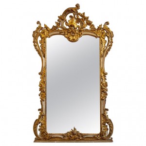 Large and high mirror,...